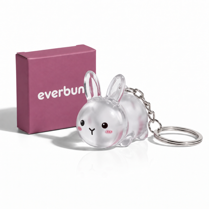 Keepsake Keychain That Holds Your Bunny's Fur